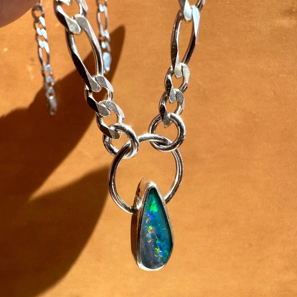 Handmade Australian Opal Necklace